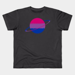 Bi Pride Planet Kids T-Shirt